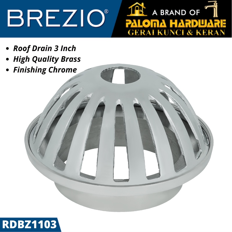 BREZIO ROOF DRAIN 3&quot; RDBZ 1103 Saringan Talang Air Saringan Dak Afur