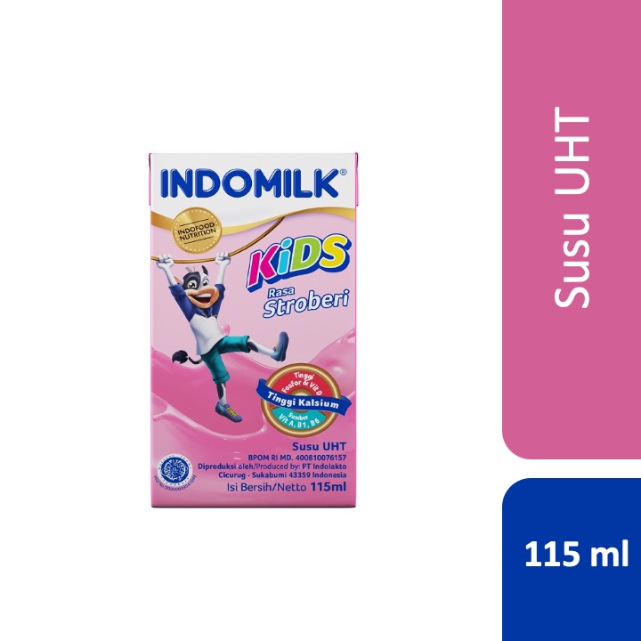 

Indomilk Kids Strawberry UHT 115 ml