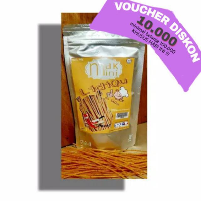 

NO ECER MAKMINI LidiQu (mie lidi / mie biting) 50g