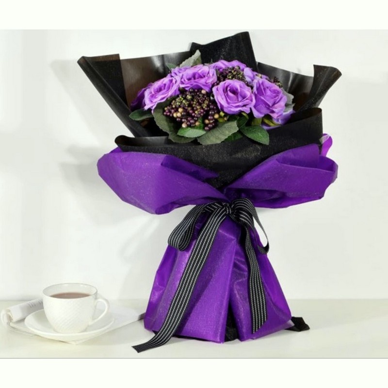 

Flower Wrapping Cellophane Glitter 60x60cm