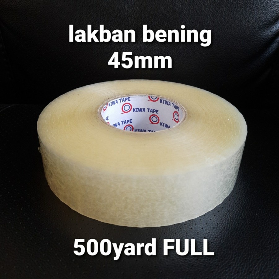 

lakban bening transparant 45mm 500yard FULL (NO CHEAT)