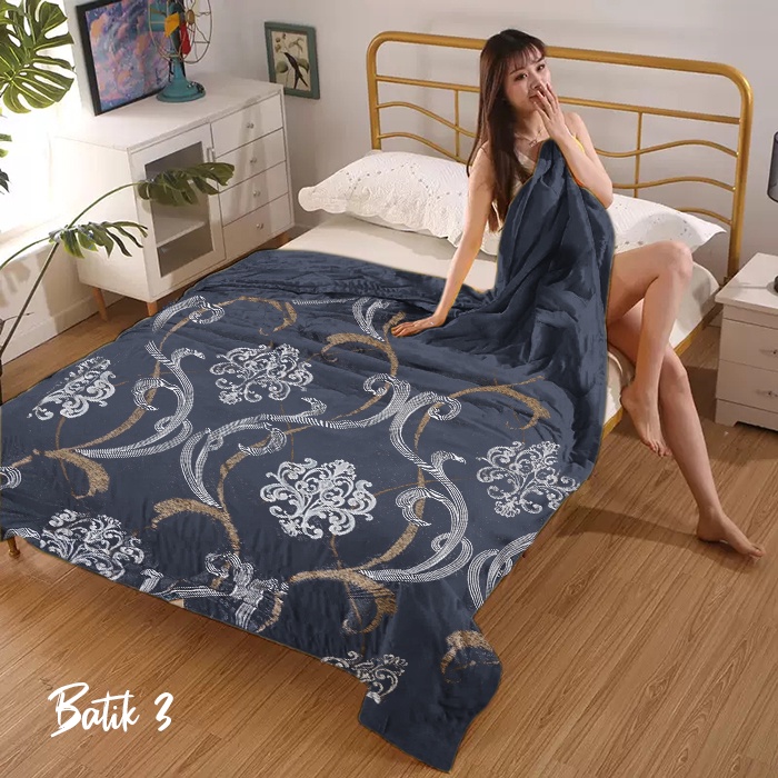 COD - Selimut Bulu Halus Ukuran  175x125cm Motif Dewasa-Batik 3