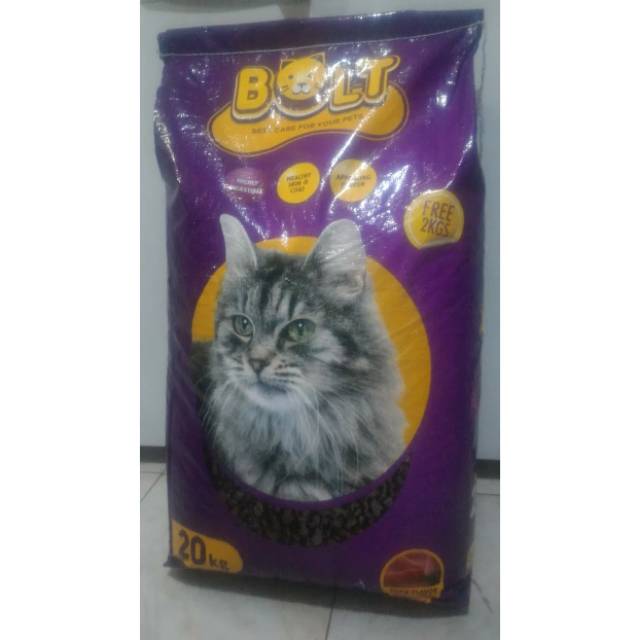 Pakan Kucing Bolt Kemasan 20kg Shopee Indonesia