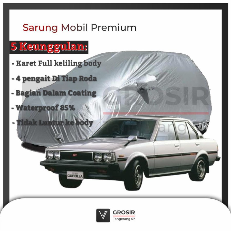 BODY COVER MOBIL COROLLA DX KE70 - PENUTUP MOBIL COROLLA DX KE70