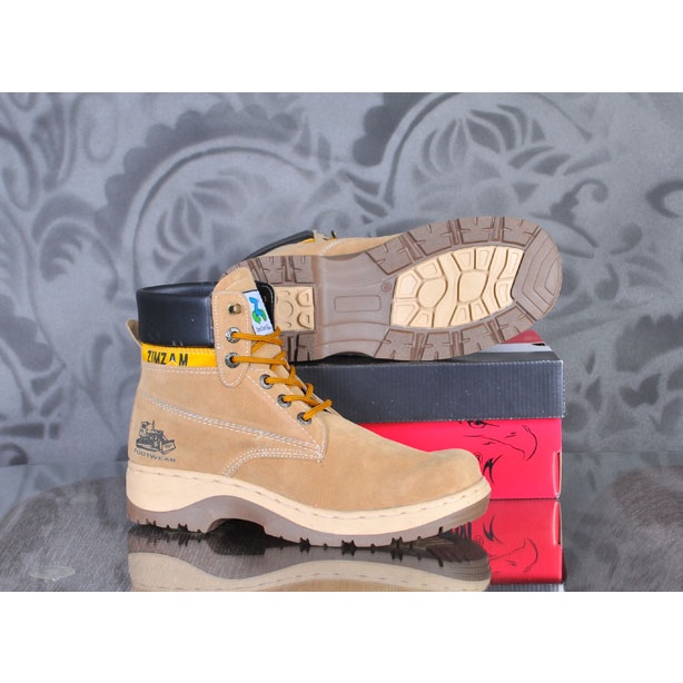 PROMO SEPATU PRIA ZIMZAM FOOTWEAR SAFETY UJUNG BESI
