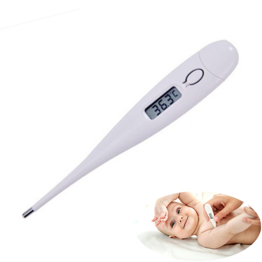 THERMOMETER Digital Anak &amp; Bayi / Thermometer Putih Digital Baby &amp; Kids / Pengukur Suhu Badan Tubuh Bayi dan Anak (BIC)