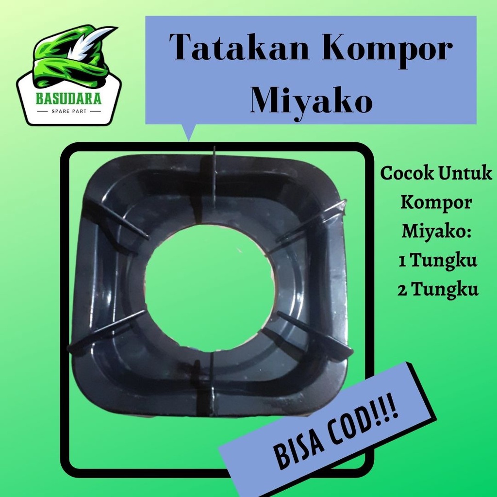 Tatakan Kompor Miyako kaki 6 Termurah / Tungku Tatakan Tangkringan Jagrak Dudukan Besi Oven Kompor G