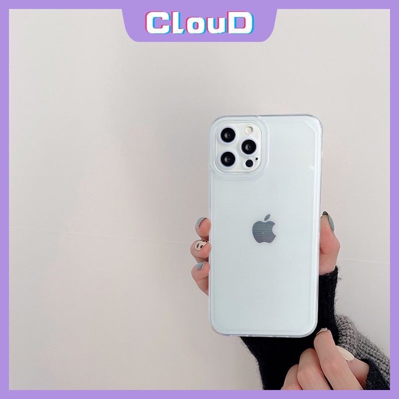 Casing Samsung A72 A52 A12 A50s M11 A71 M22 A10s A03s A32 M32 M12 A51 A11 A22 A50 A30s F22 A20s A21s Camera Lens Protector Simple Clear Soft Tpu Phone Case