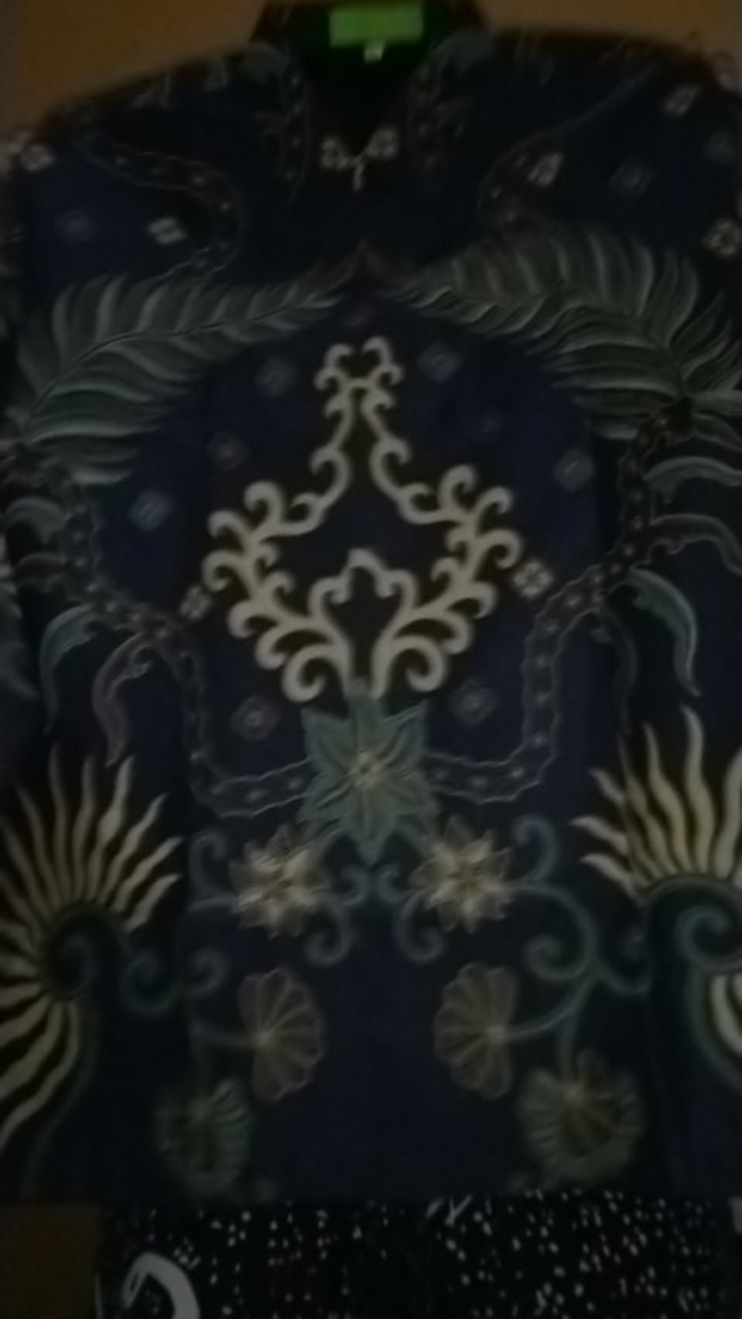 Aswangga Dongker Kemeja Batik Pria Full Furing Bahan Katun Halus Baturaden