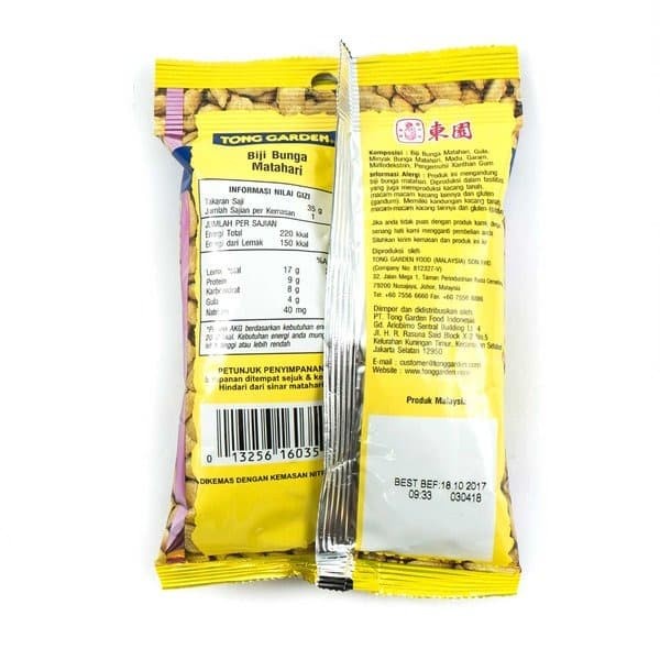 

Q121Sa Tong Garden Honey Sunflower Kernels - Cemilan Kuaci Kupas 35Gram D51qs44