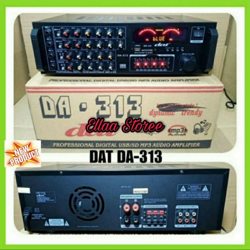Power Mixer Amplifier DAT 313 4 Channel Bluetooth Garansi 1 Tahun