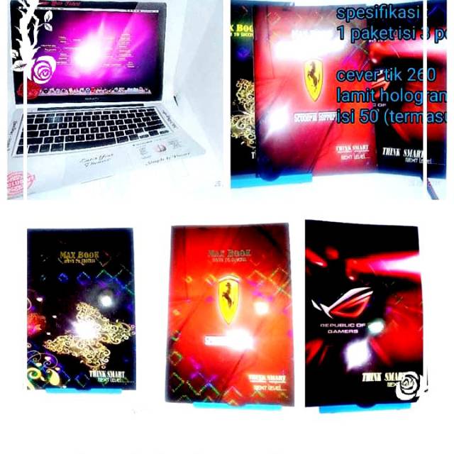 

Maxbook buku tulis mirip laptop