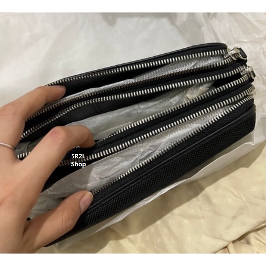 TAS  CLUTCH TRIPLE Zip Clutch bag TAS TANGAN 3 SLETIING Triple Zipper Clutch
