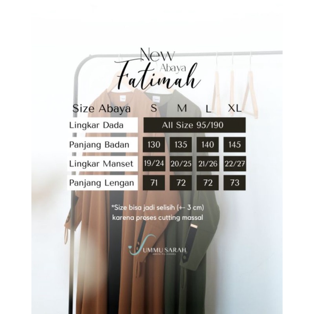 ABAYA FATIMAH BY UMMU SARAH