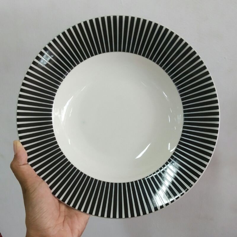 SOUP PLATE PIRING MAKAN KERAMIK SANGO PIRING HITS AESTETIK KAFE CAFE AESTHETIC PASTA PLATE