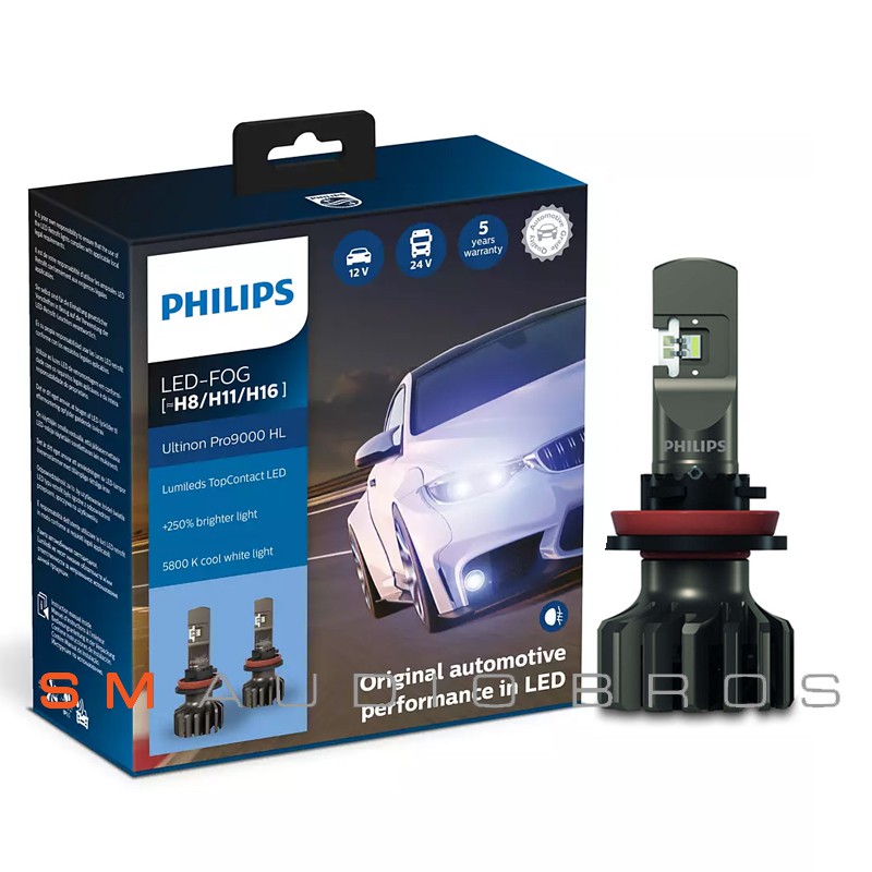 Philips LED Ultinon Pro9000 H11 H8 H16 – Lampu Mobil LED