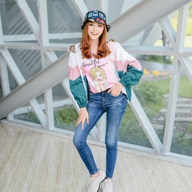 JACKET DAVIE HOODIE TEBAL CEWEK KEREN