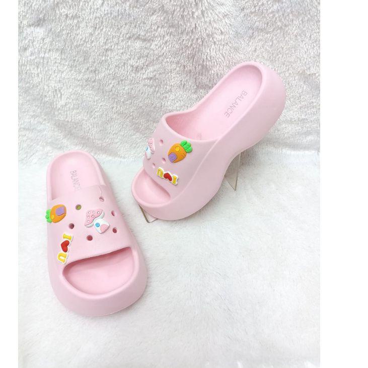 LANGSUNG KIRIM.. Sandal Selop Wedges Candy Sandal Viral Tiktok Para Artis 7002 Sandal Fuji