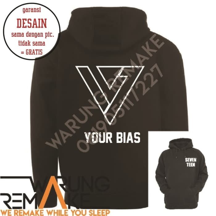 Jaket Hoodie Sweater Jumper Kpop Seventeen The8 Dino Woozi Hoshi Jun
