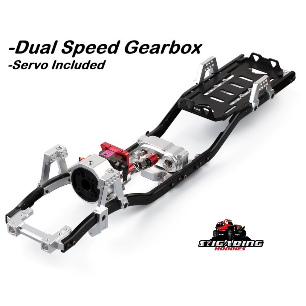 INJORA AUSTAR 313mm DUAL SPEED FULL METAL FRONT GEARBOX KIT ADVENTURE