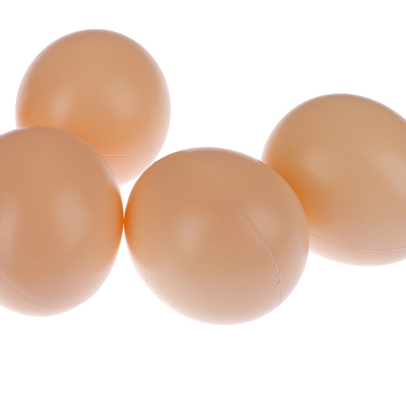 Justenjoyingg.id 5Pcs Telur Ayam Palsu Bahan Plastik Untuk Prank
