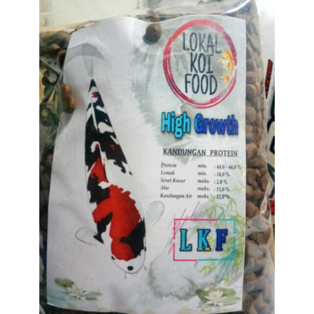 LKF lokal koi food. Pakan koi bukan hiro hiroyuki
