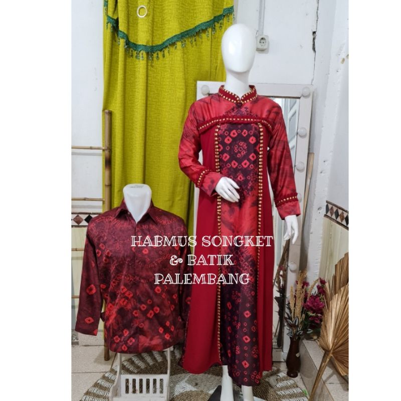 COUPLE GAMIS JUMPUTAN PALEMBANG ASLI KOMBINASI SIFON