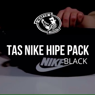  TAS  NIKE  HERITAGE HIP PACK BLACK LOGO ORANGE TAS  NIKE  TAS  