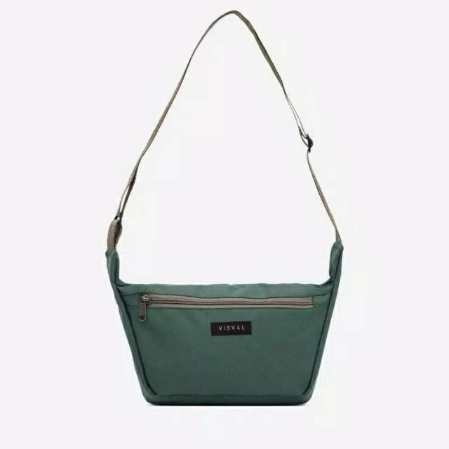 Tas selempang pria terbaru merk Visval Original olive Bisa bayar di tempat (COD)