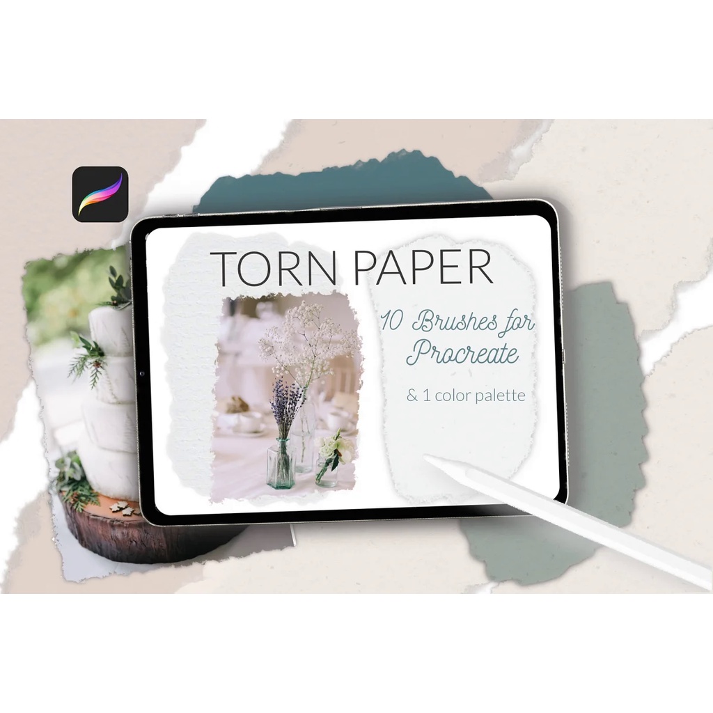 Torn Paper Edge For Procreate