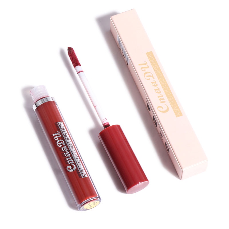 *COD*Lipstick Lip Gloss Melting Matte Lip Tint - Lipgloss Liptint Lipcream warna 10