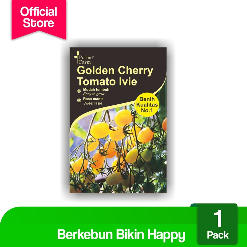 

Benih-Bibit Tomat Cherry Mini Golden Potme Farm