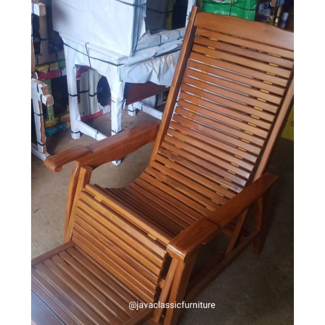 KURSI MALAS JATI KURSI SANTAI GOYANG REBAHAN SELONJORAN FURNITURE JEPARA-Finishing