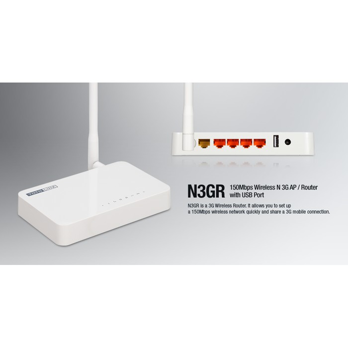 TOTOLINK N3GR - 150Mbps 3G Wireless N Router