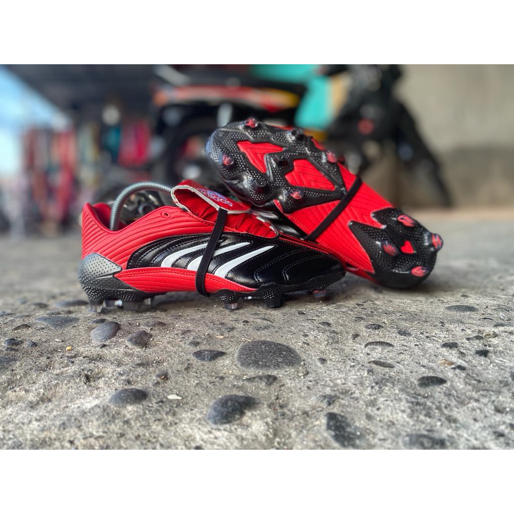 Soccer Adidas Predator ABSOLUTE 20 FG - Red White Black