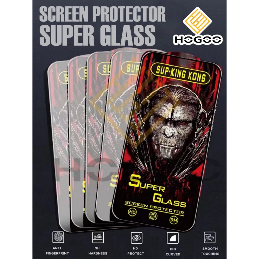 TEMPERED GLASS SUP KING KONG SUPER GLASS KHUSUS  IPHONE 6 7 8 PLUS X XR XS MAX 11 12 13 14 PRO MAX 12 13 MINI 14 PRO 14 PLUS