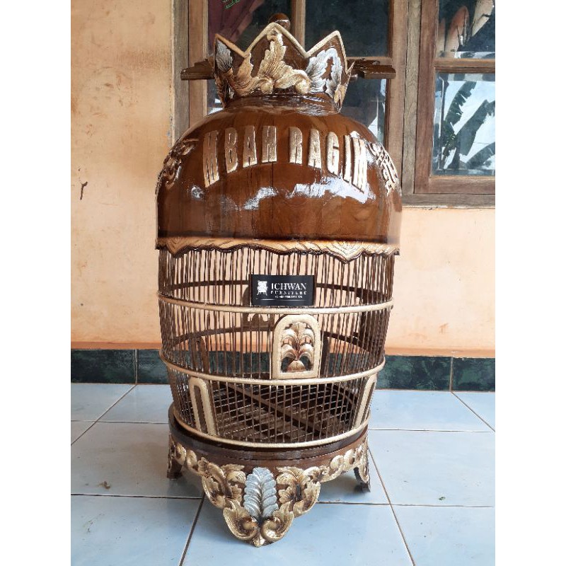 TERBARU SANGKAR BURUNG PERKUTUT UKIR KAYU JATI KANDANG PERKUTUT MODEL NU UKIR KAYU JATI JEPARA