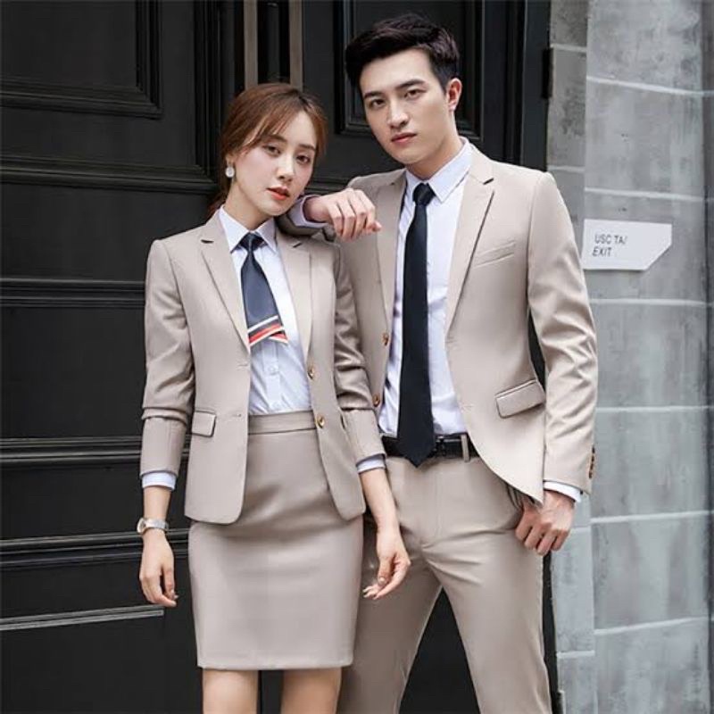 Dua Stel Jas Blazer Wanita Pria/Jas Couple/Jas Keren