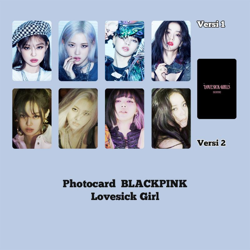 Photocard Blackpink Lovesick Girl