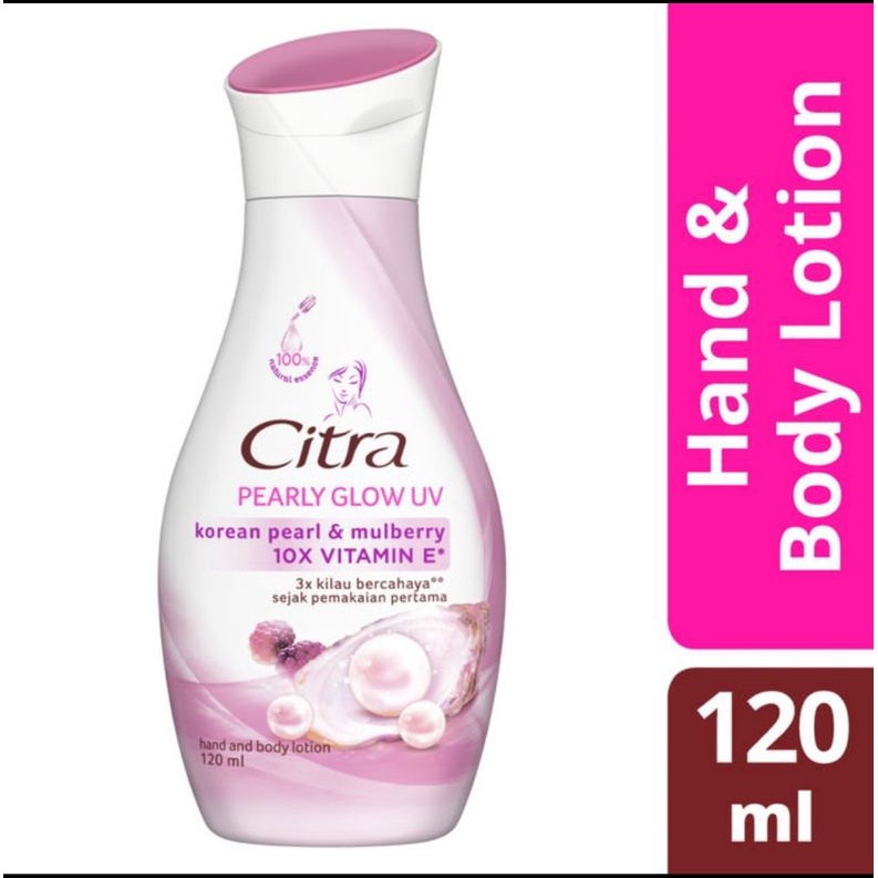 Citra Hand &amp; Body Lotion Pearly Glow UV 120 ml