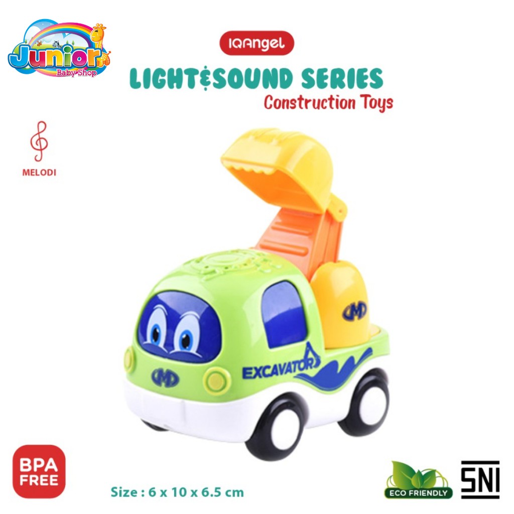 IQ Angel Light&amp;Sound Construction Truck Toys