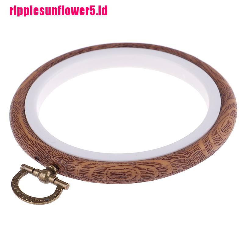 Ring Hoop Bordir Cross Stitch Bahan Plastik Ukuran 10cm