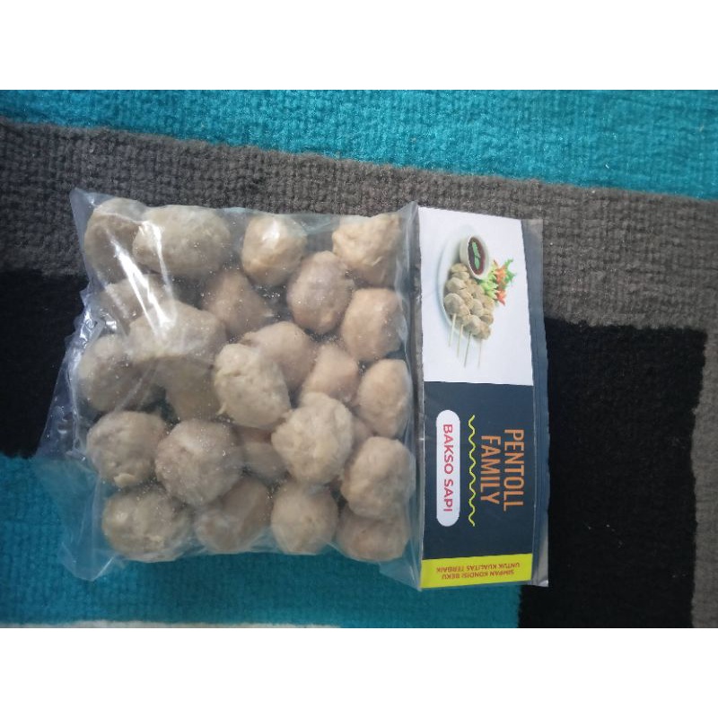 

pentol bakso sapi PENTOLL FAMILY isi 25 butir 300gr