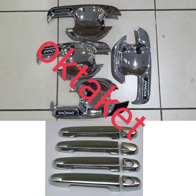 paket outer handle innova lama Grand innova 2005-2015 platinum hitam chrome