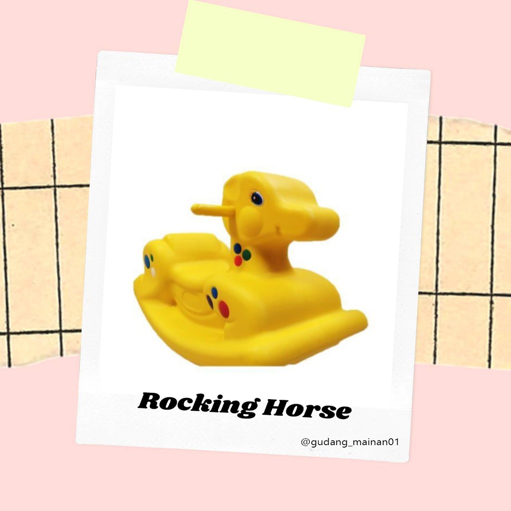 Rocking Horse Jungkat Jungkit Anak Bentuk Kuda Pony