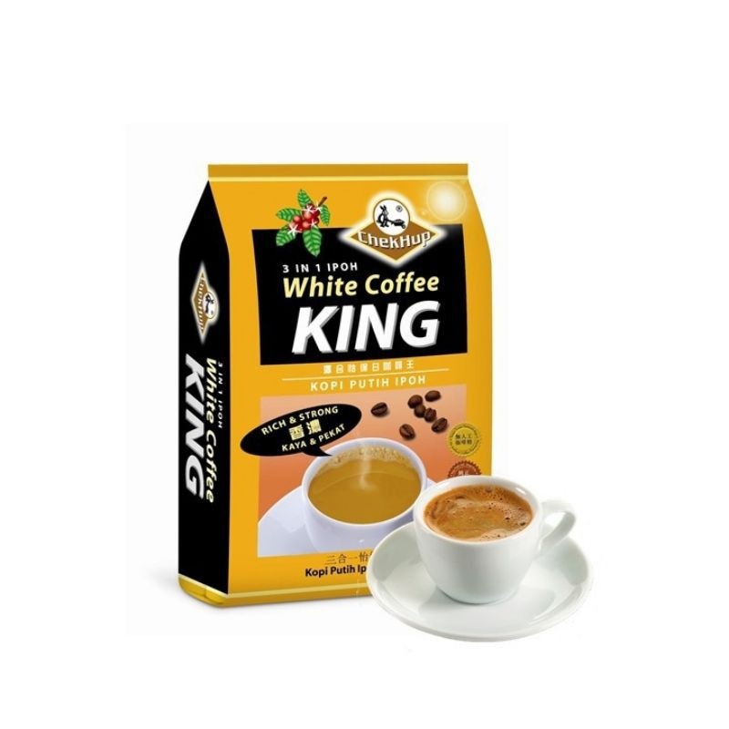 Chek Hup 3 in 1 Ipoh White Coffee King 40gr x 12 BPOM RI