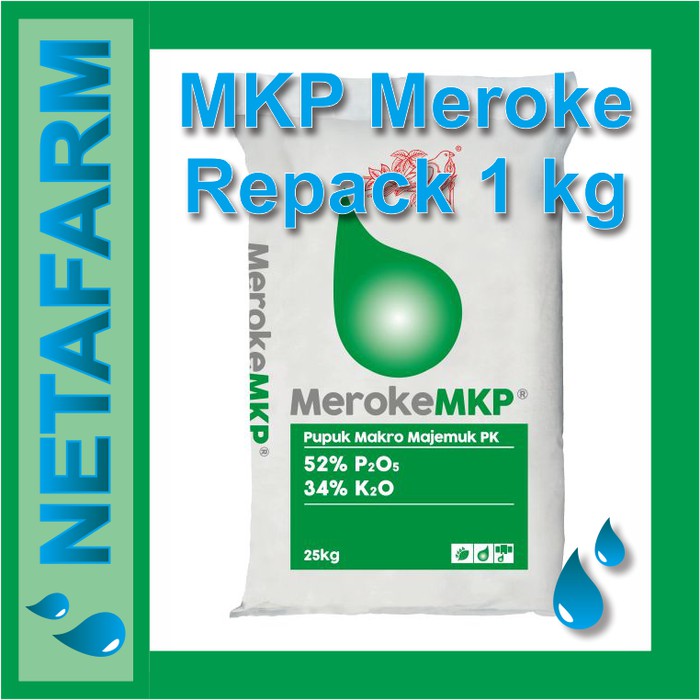 Pupuk / Nutrisi Tanaman - MKP Meroke - 1kg Repacking