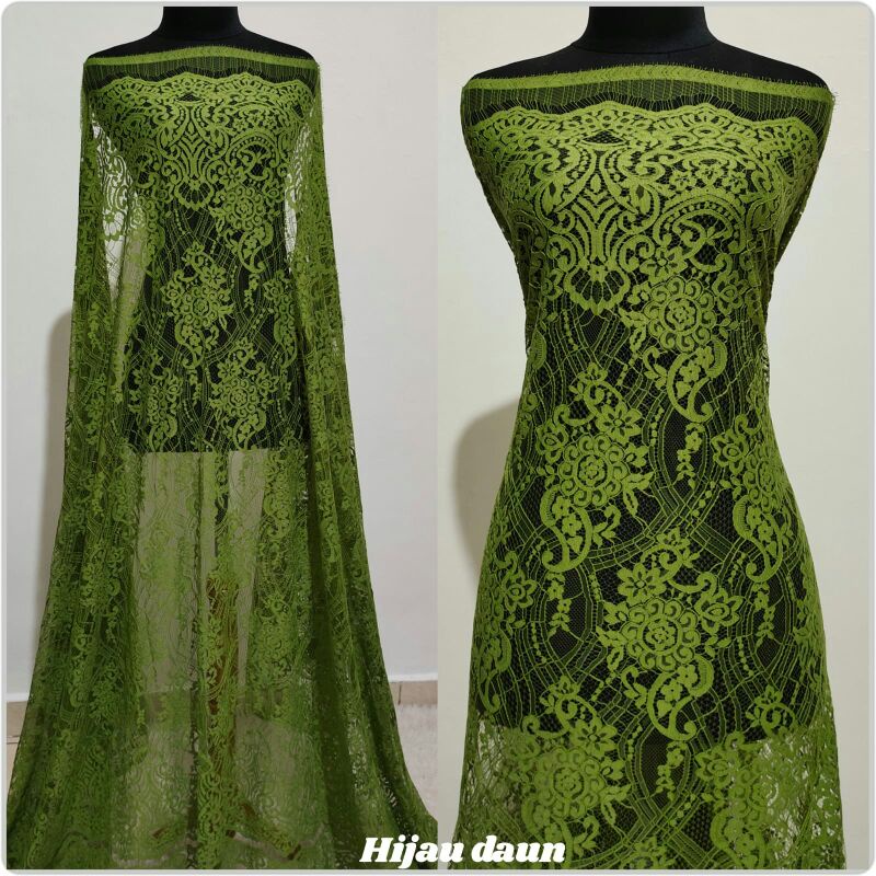 Bakal kain brukat semi francis/Bakal lace francis fabric/Brokat Brukat panel/Toko brokat brukat mura