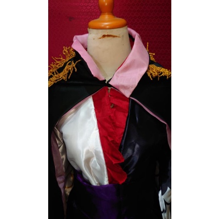 Kostum Dress BOA HANCOCK One Piece Stampede Outfit Costume Cosplay DRESS