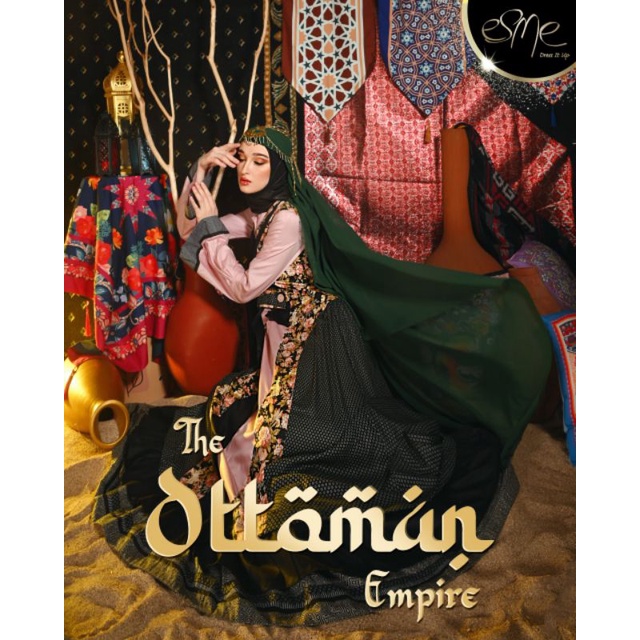 E-080206 / ESME The Ottoman Empire / Casual Dress / Gamis Branded / Moslem Wear / Gamis Wanita / Hol